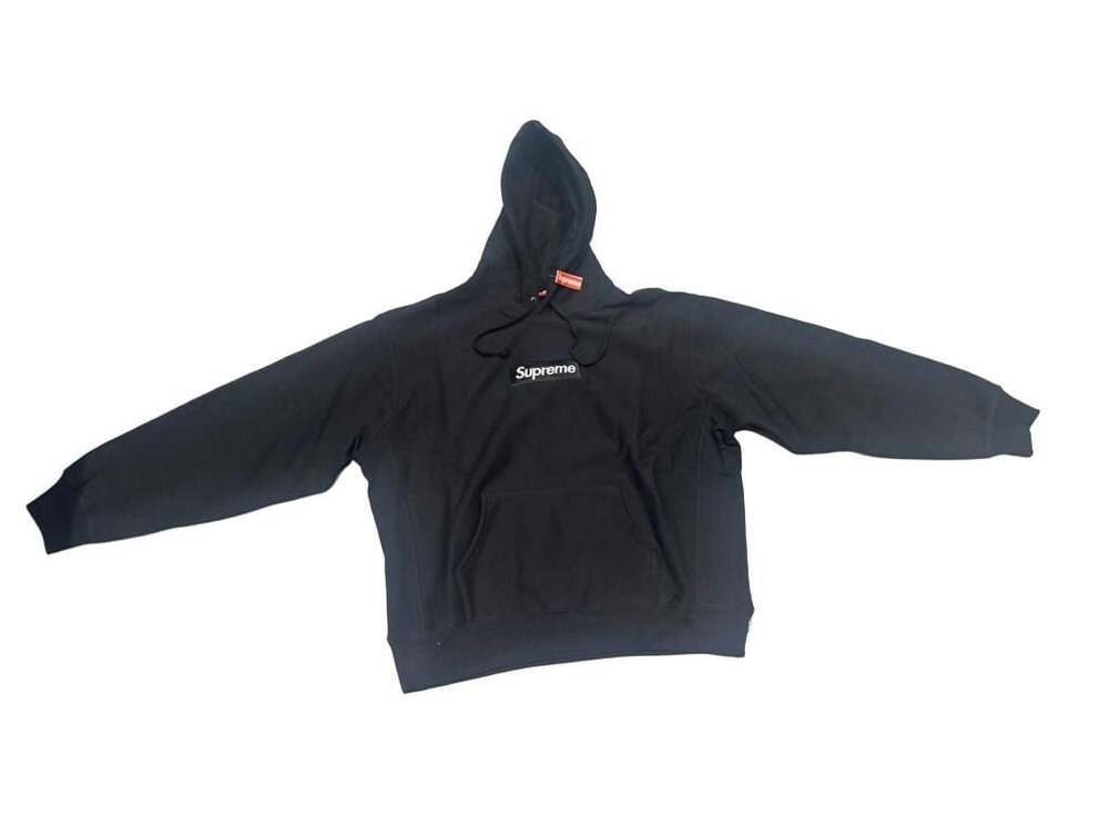 Supreme Box Logo Hooded Sweatshirt Black